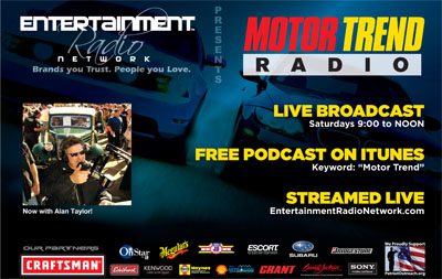 Alan Taylor, Motor Trend Radio airs 3 Patriot Outreach PSAs 